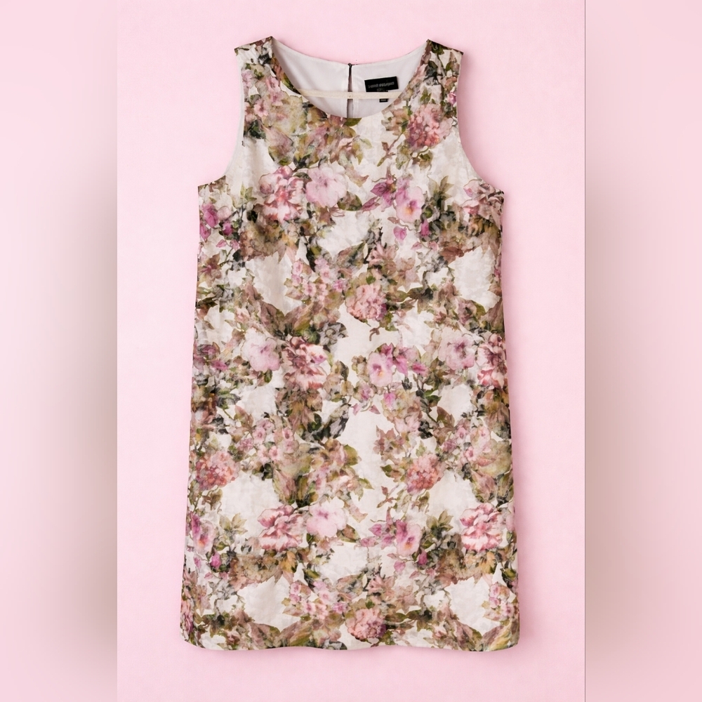 Lane Bryant Floral Print Lace Overlay Sleeveless Dress Size 28